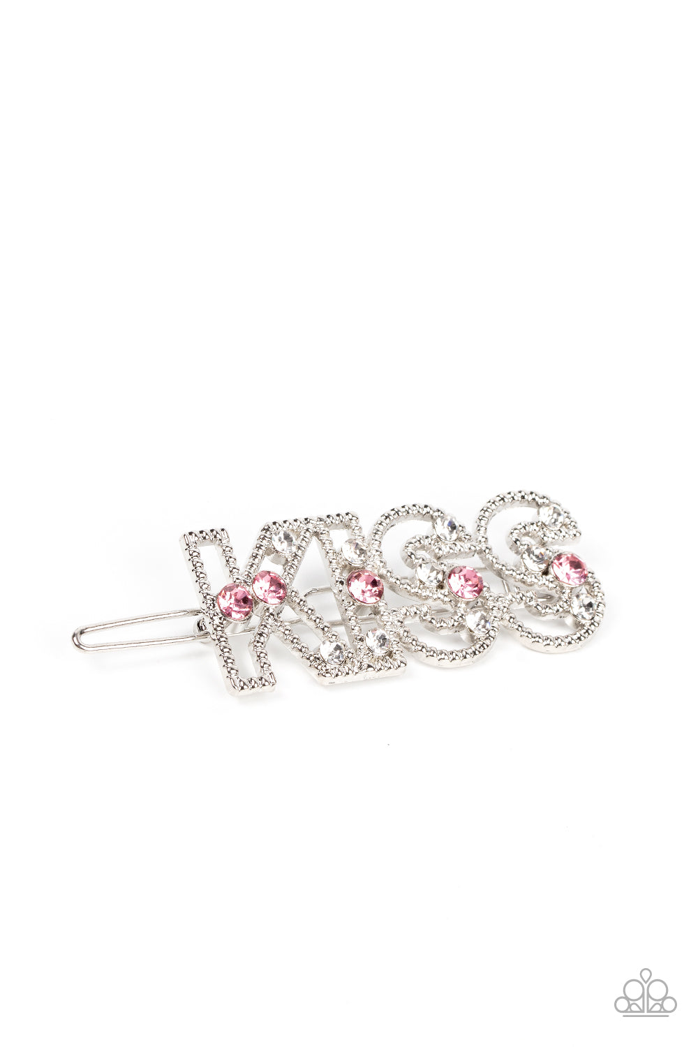 brought-to-you-by-blingflingbykat-kiss-bliss-pink-hair clip-paparazzi-accessories-