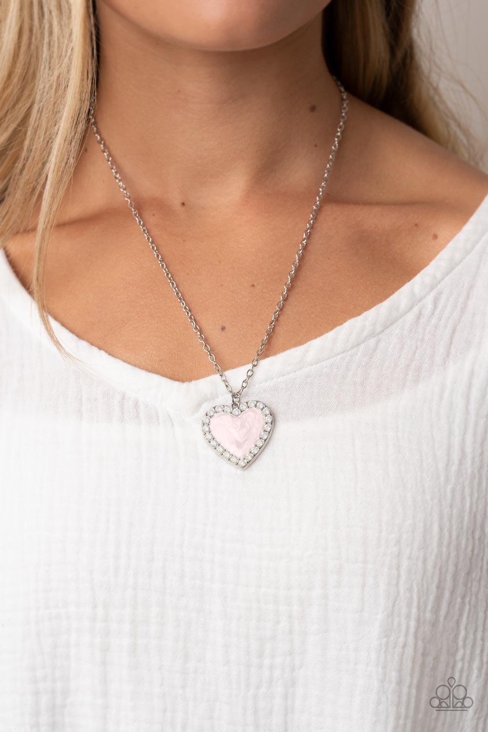 Paparazzi Accessories ❋Heart Full of Luster - Pink Necklace❋ Flat Rate Ship $4.50❋