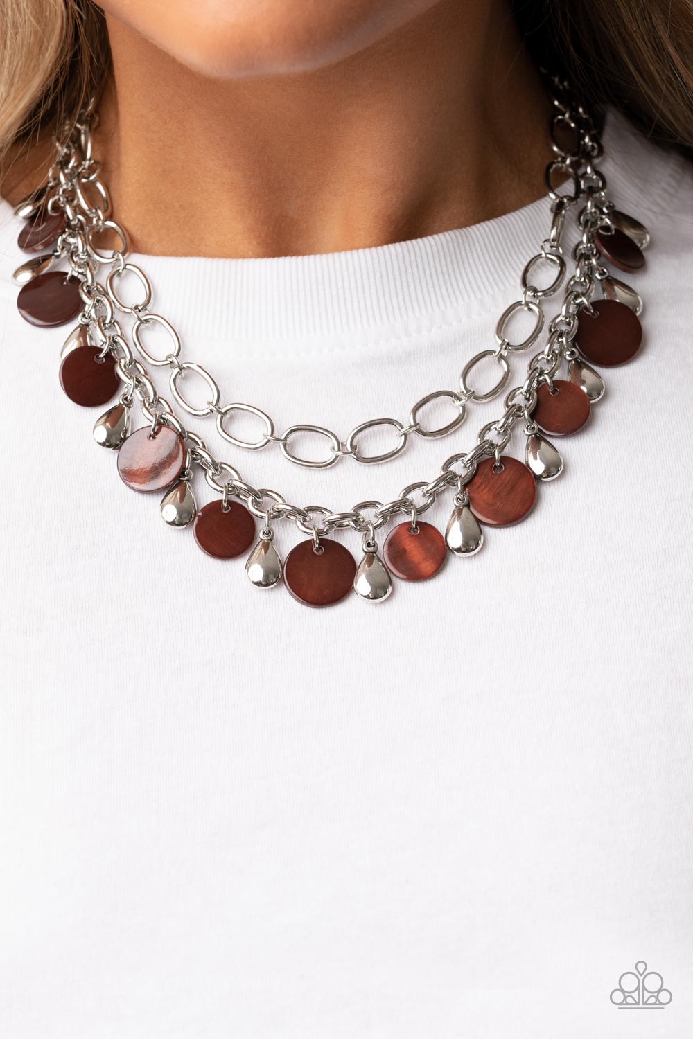Paparazzi Accessories ❋Beachfront Fabulous - Brown Necklace❋ Flat Rate Ship $4.50❋