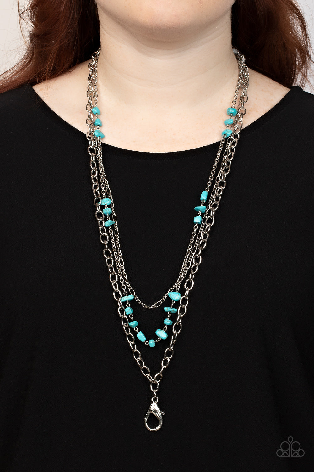 Paparazzi Accessories ❋Artisanal Abundance - Blue Lanyard❋ Flat Rate Ship $4.50❋