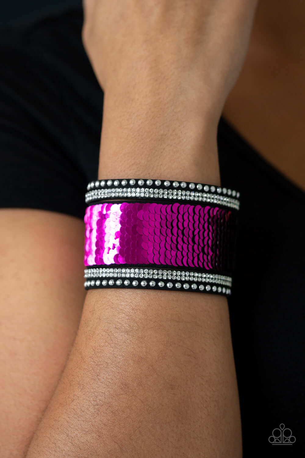 Paparazzi Accessories ✽ MERMAIDS Have More Fun - Pink Bracelet✽Flat Rate Ship $4.50✽ - Image #3