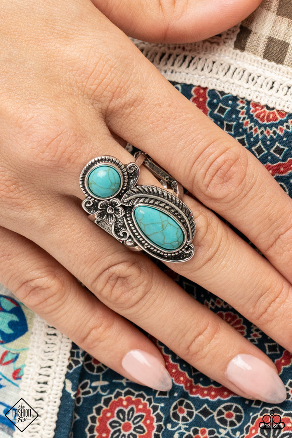 Paparazzi Accessories ❋Southern Nirvana - Blue Ring❋ Flat Rate Ship $4.50❋