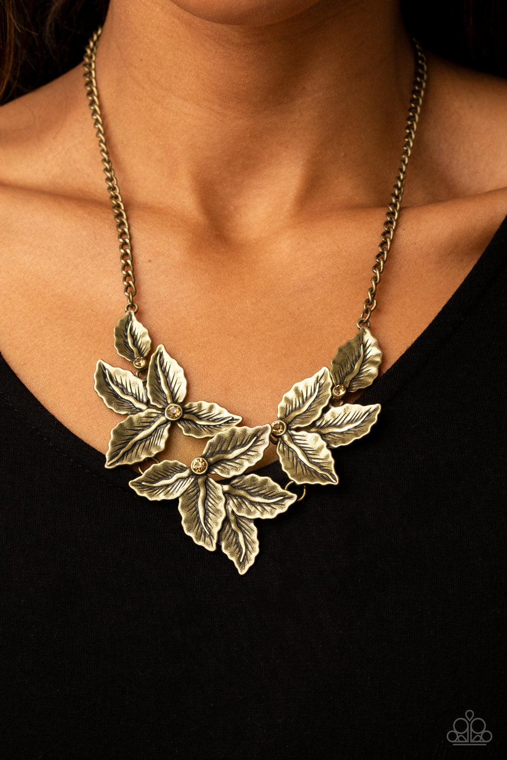 Paparazzi Accessories ❋Holly Heiress - Brass Necklace❋ Flat Rate Ship $4.50❋