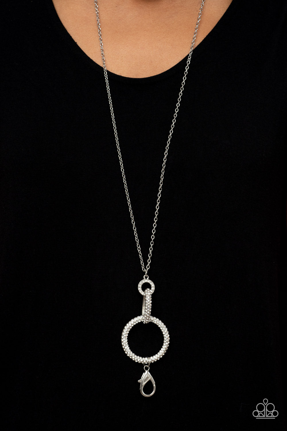 Paparazzi Accessories ❋Radiant Ringleader - White Lanyard❋ Flat Rate Ship $4.50❋