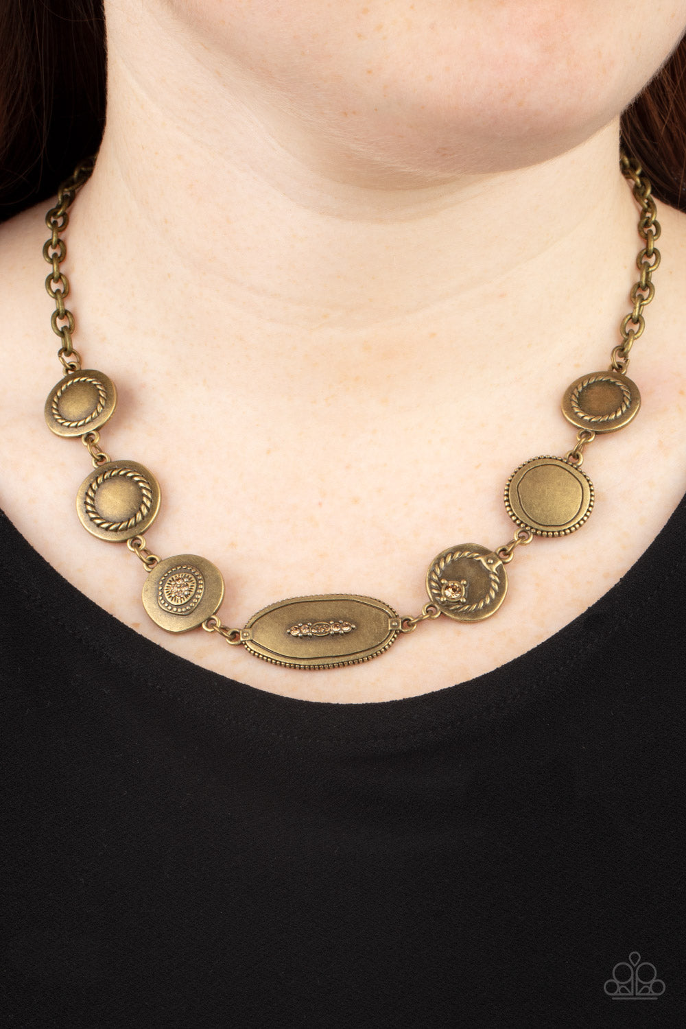 Paparazzi Accessories ❋Uniquely Unconventional - Brass Necklace❋ Flat Rate Ship $4.50❋