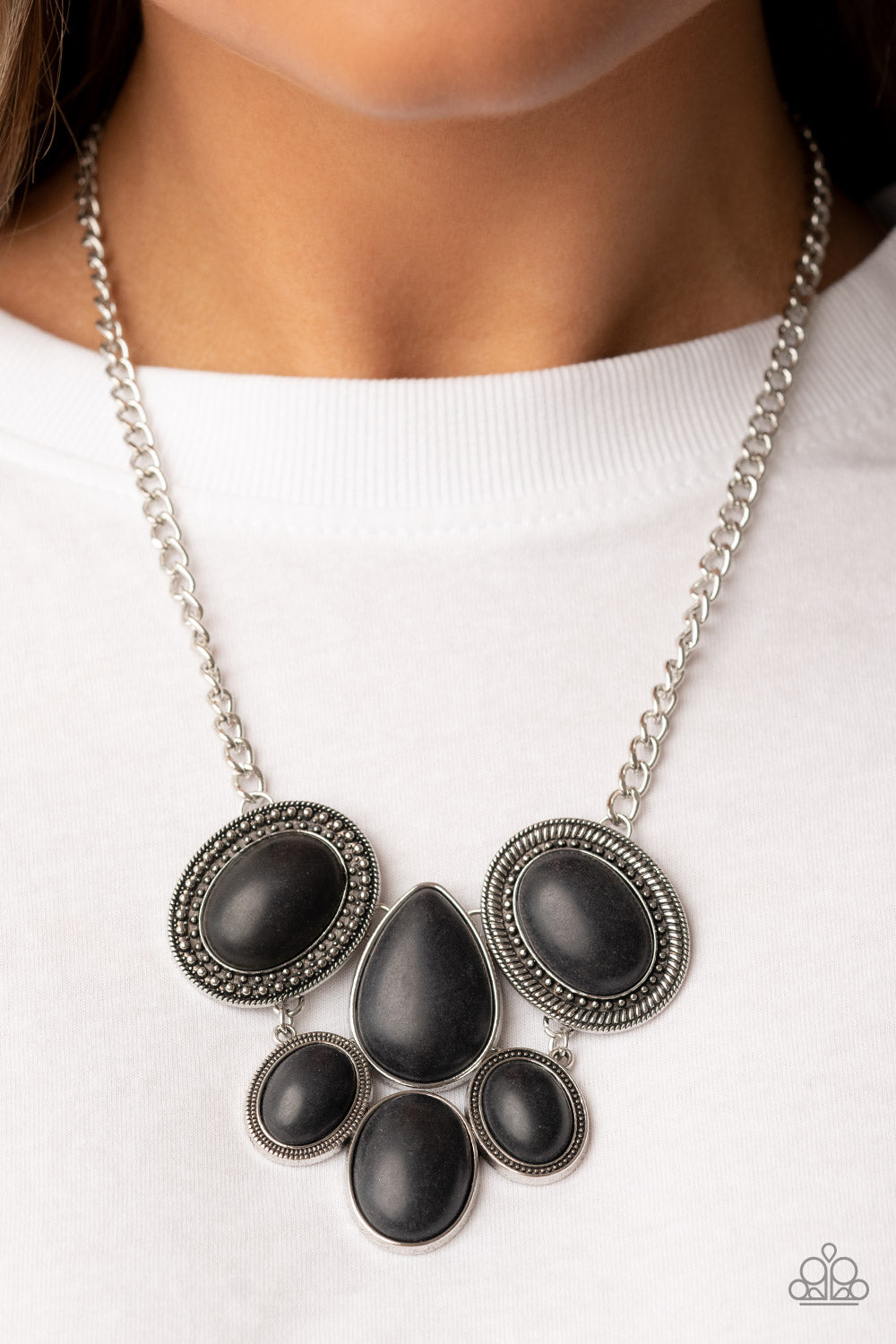 Paparazzi Accessories ❋All-Natural Nostalgia - Black Necklace❋ Flat Rate Ship $4.50❋