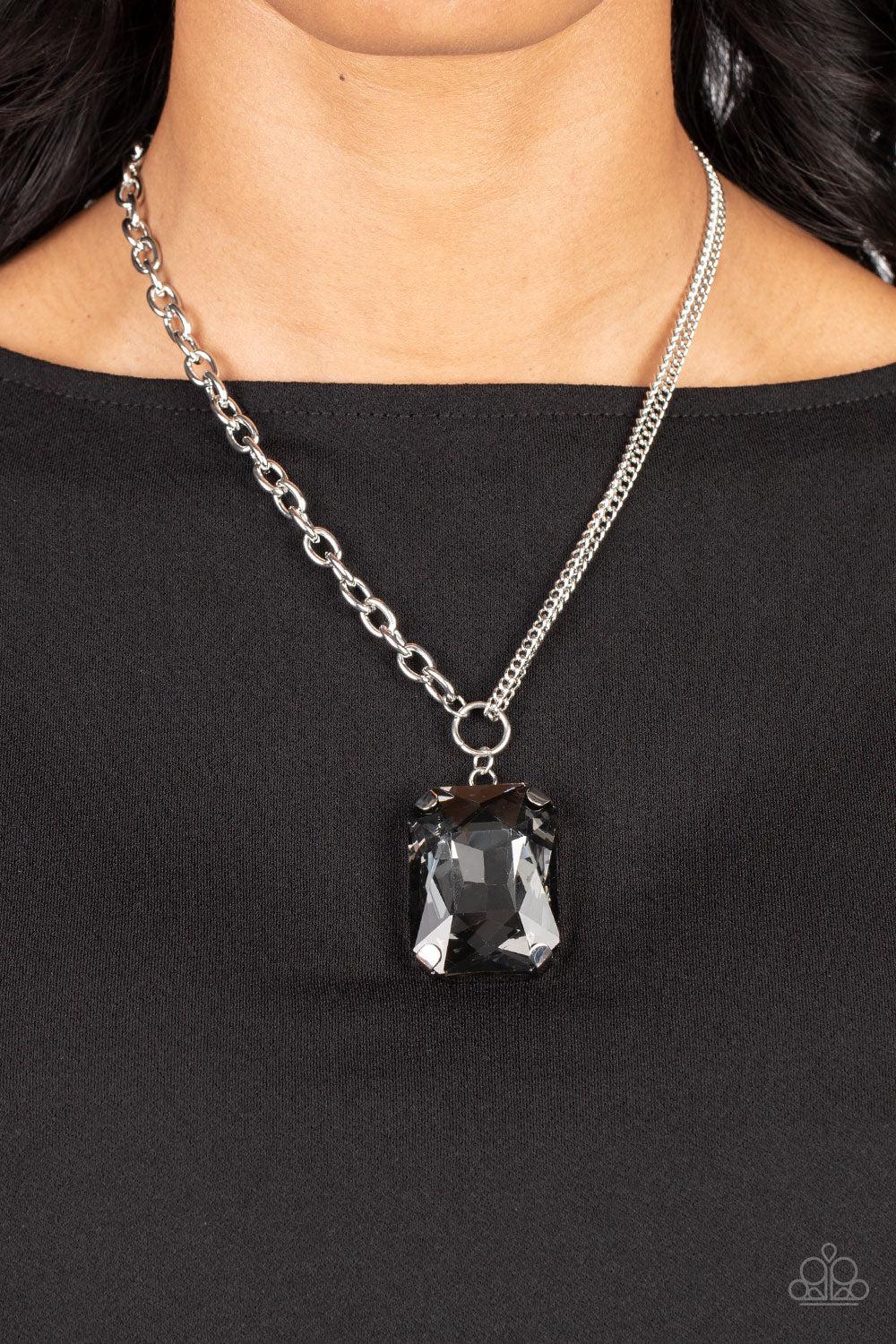 Paparazzi Accessories ❋Instant Intimidation - Silver Necklace❋ Flat Rate Ship $4.50❋ - Image #2