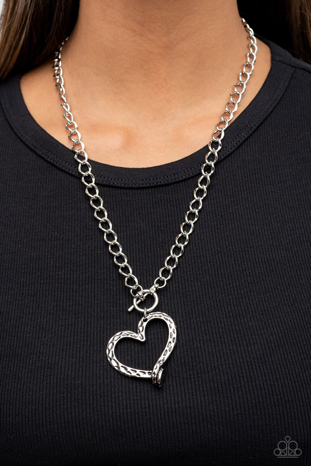 Paparazzi Accessories ❋Reimagined Romance - Silver Necklace❋ Flat Rate Ship $4.50❋