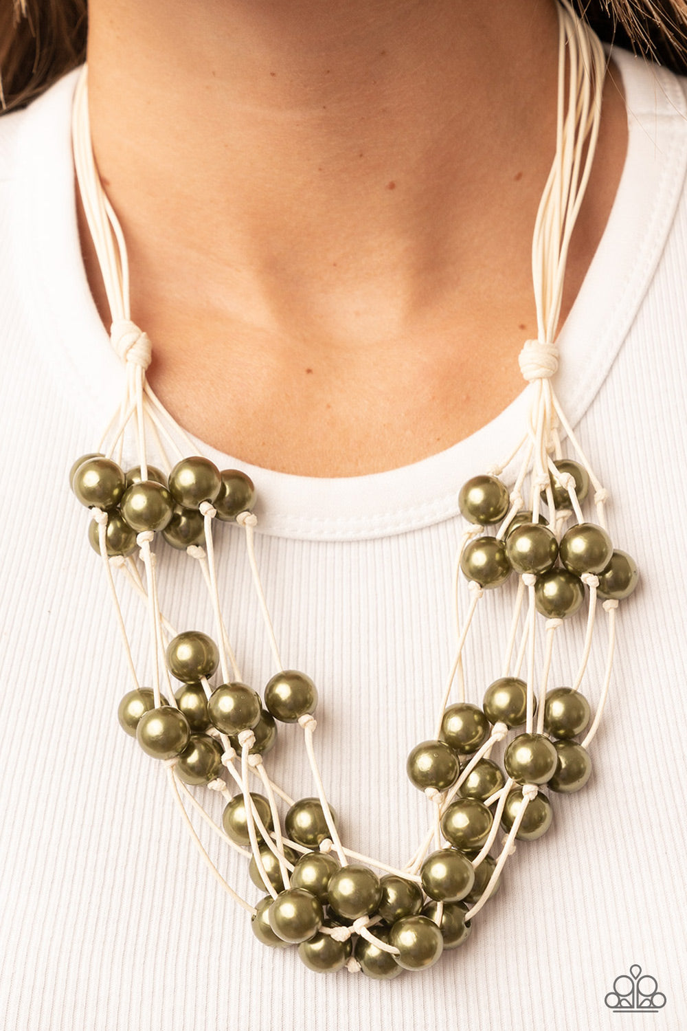 Paparazzi Accessories ❋Yacht Catch - Green Necklace❋ Flat Rate Ship $4.50❋