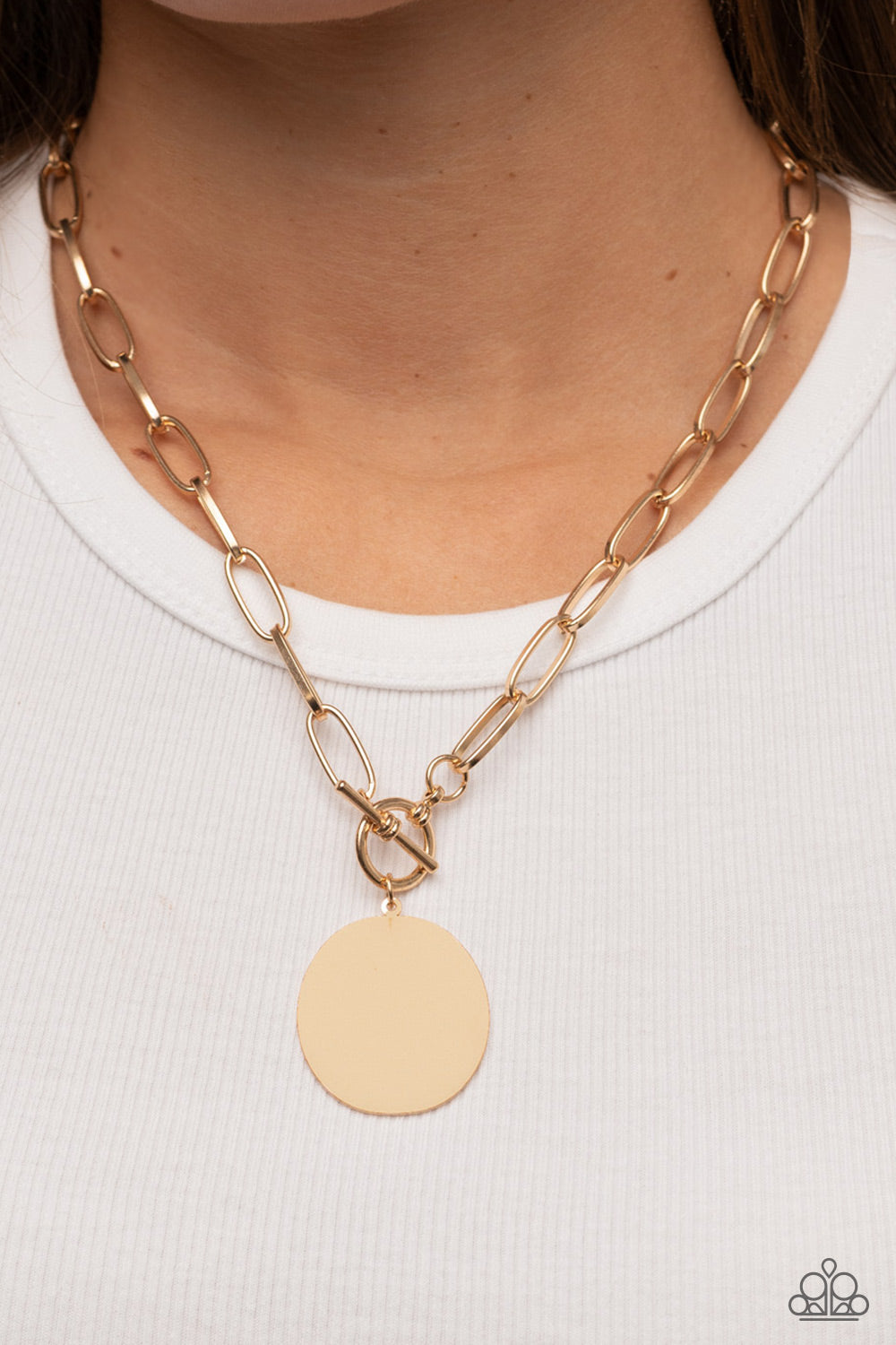 Paparazzi Accessories ❋Tag Out - Gold Necklace❋ Flat Rate Ship $4.50❋