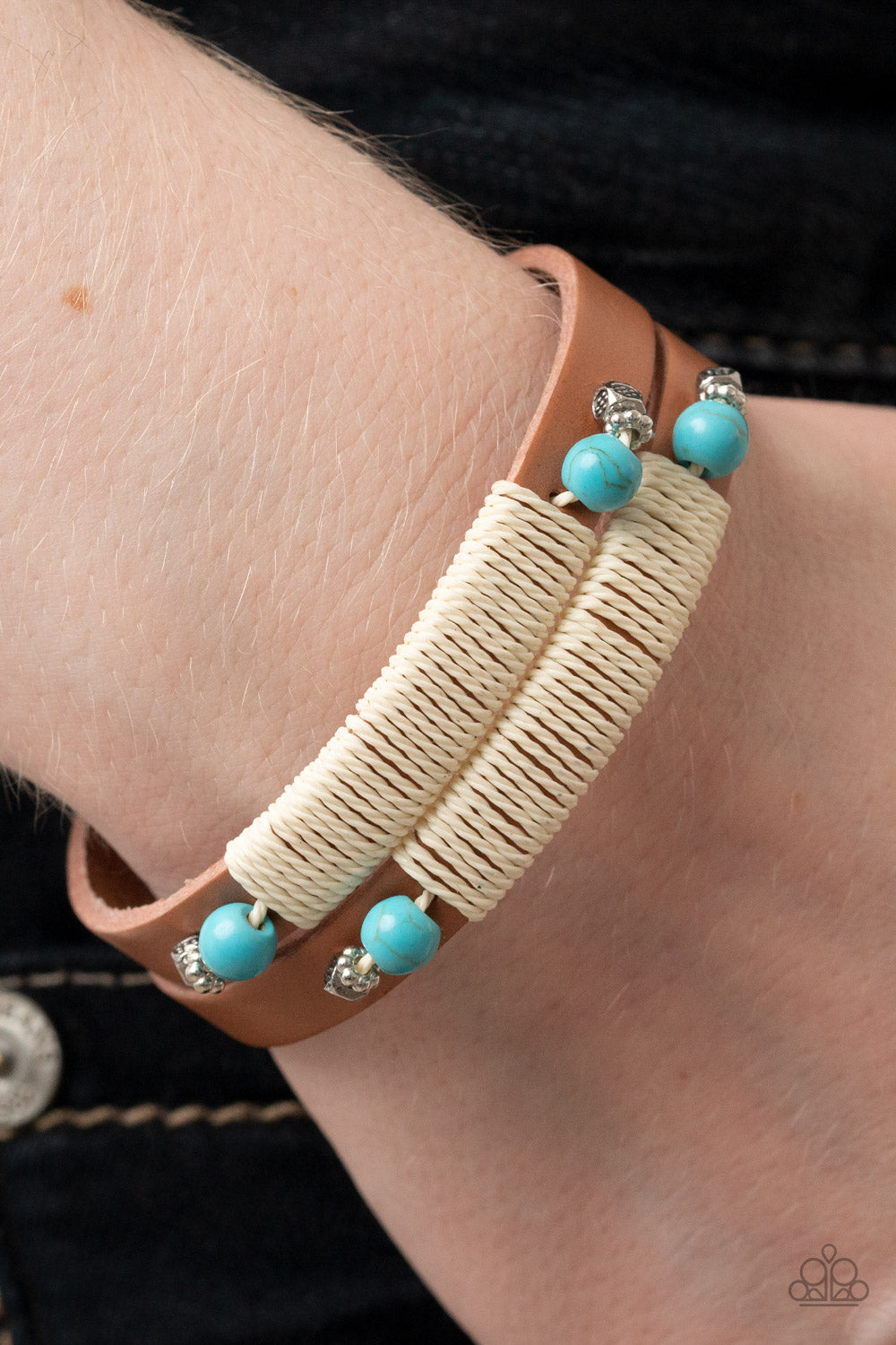 Paparazzi Accessories ❋And ZEN Some - Blue Bracelet❋ Flat Rate Ship $4.50❋