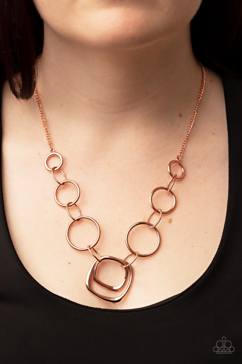 Paparazzi Accessories ❋Linked Up Luminosity - Copper Necklace❋ Flat Rate Ship $4.50❋