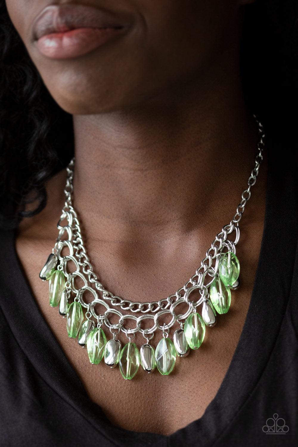 Paparazzi Accessories ✽ Spring Daydream - Green Necklace✽Flat Rate Ship $4.50✽ - Image #2