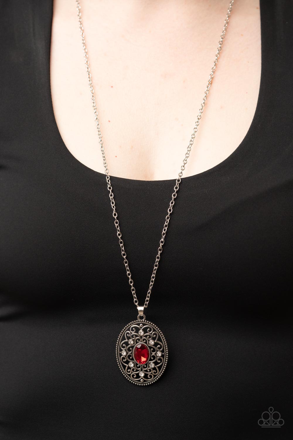 Paparazzi Accessories ❋Sonata Swing - Red Necklace❋ Flat Rate Ship $4.50❋