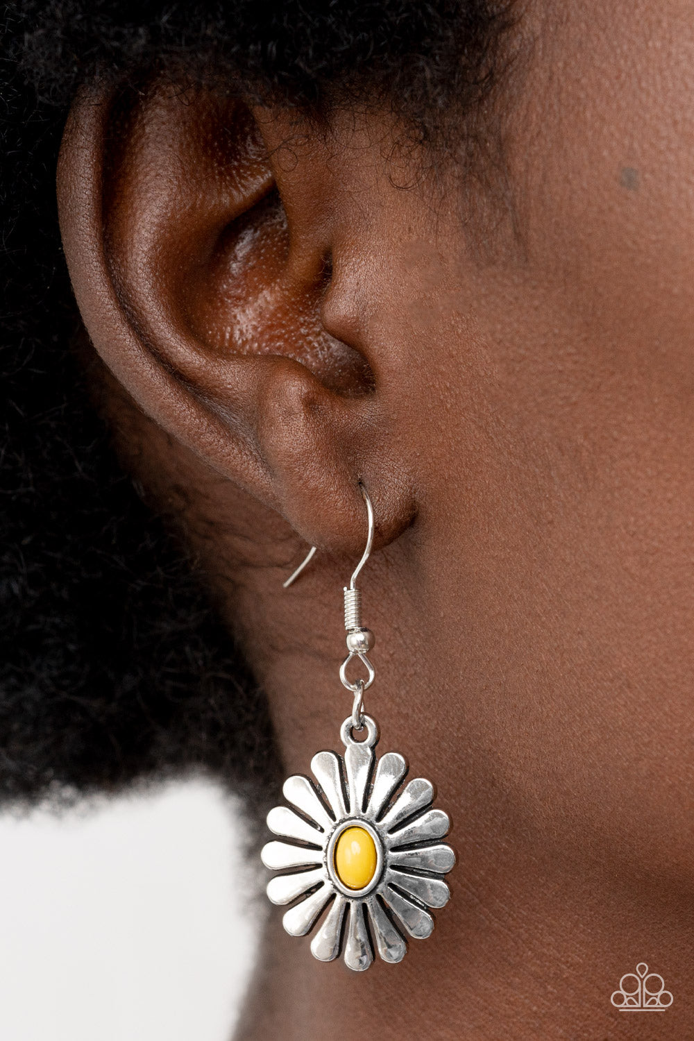 Paparazzi Accessories ❋Delectably Daisy - Yellow Earrings❋ Flat Rate Ship $4.50❋