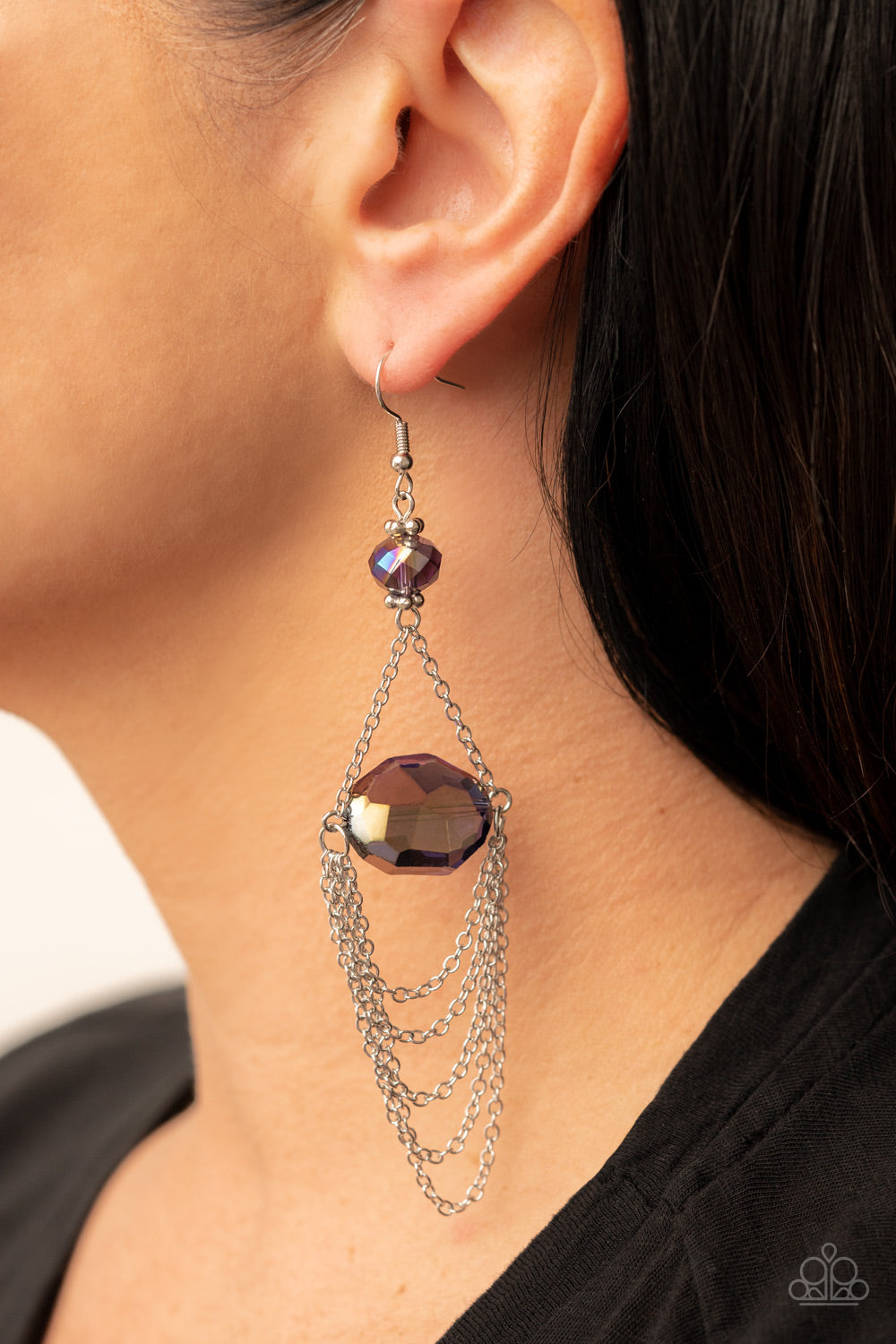 Paparazzi Accessories ❋Ethereally Extravagant - Purple Earrings❋ Flat Rate Ship $4.50❋