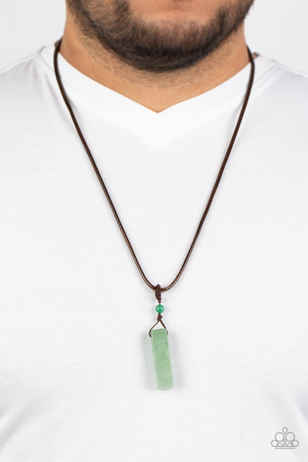Paparazzi Accessories ❋Comes Back ZEN-fold - Green Necklace❋ Flat Rate Ship $4.50❋ - Image #2