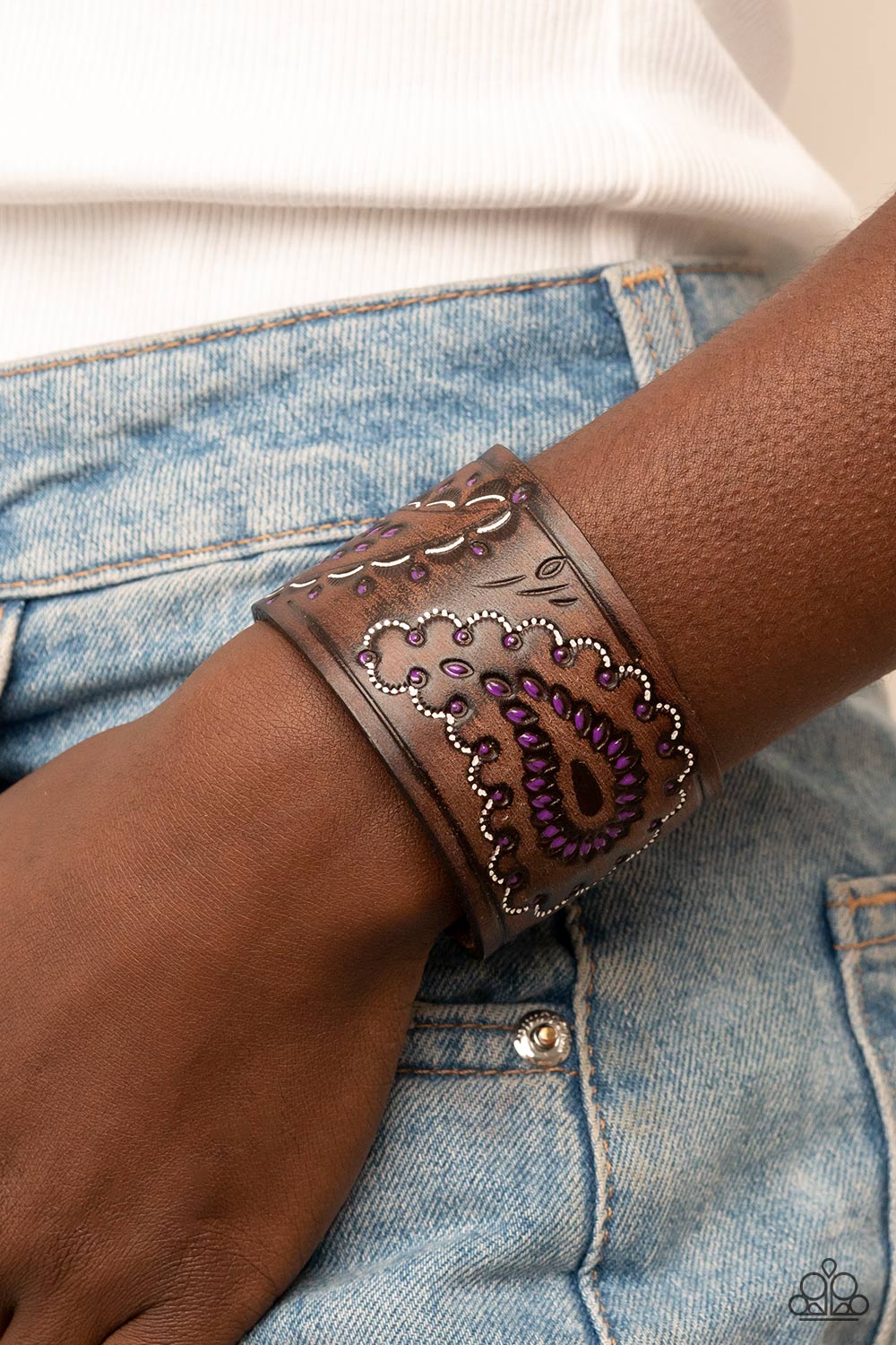 Paparazzi Accessories ❋Paisley Pioneer - Purple Bracelet❋ Flat Rate Ship $4.50❋