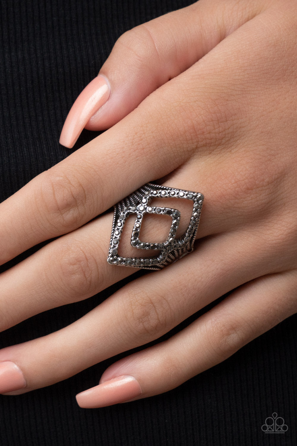 Paparazzi Accessories ❋Diamond Duet - Silver Ring❋ Flat Rate Ship $4.50❋
