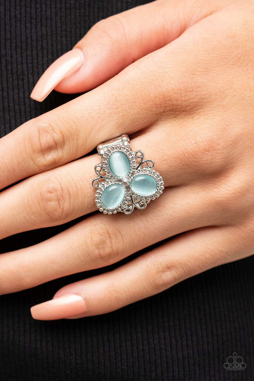 Paparazzi Accessories ❋Bewitched Blossoms - Blue Ring❋ Flat Rate Ship $4.50❋