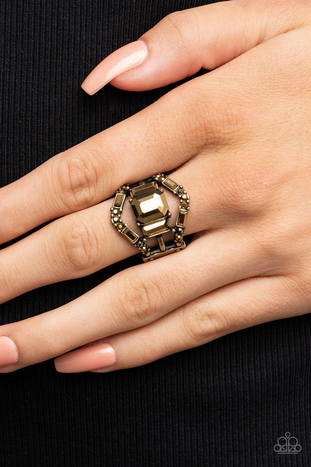 Paparazzi Accessories ❋Jazzy Jewels - Brass Ring❋ Flat Rate Ship $4.50❋