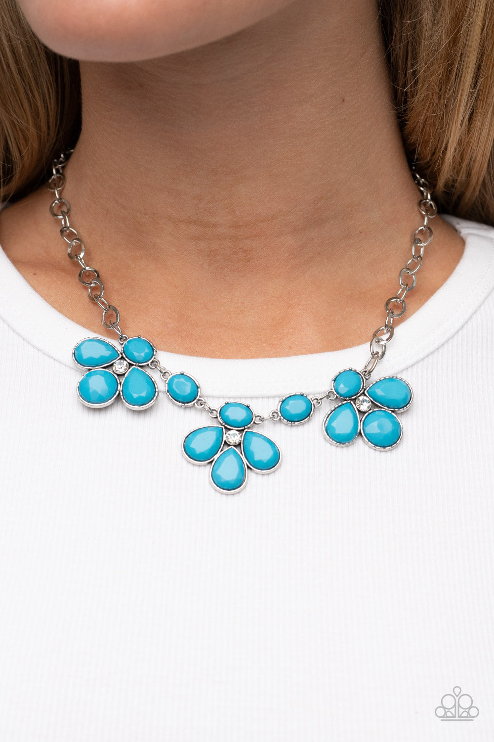 Paparazzi Accessories ❋SELFIE-Worth - Blue Necklace❋ Flat Rate Ship $4.50❋