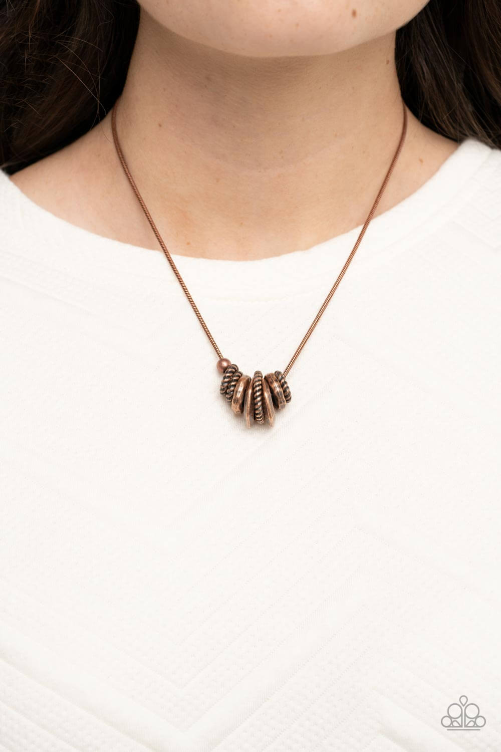 Paparazzi Accessories ❋Mechanical Mischief - Copper Necklace❋ Flat Rate Ship $4.50❋ - Image #2