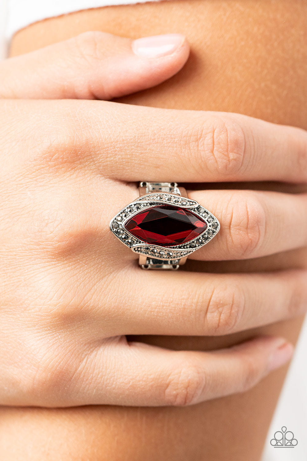 Paparazzi Accessories ❋Let Me Take a REIGN Check - Red Ring❋ Flat Rate Ship $4.50❋