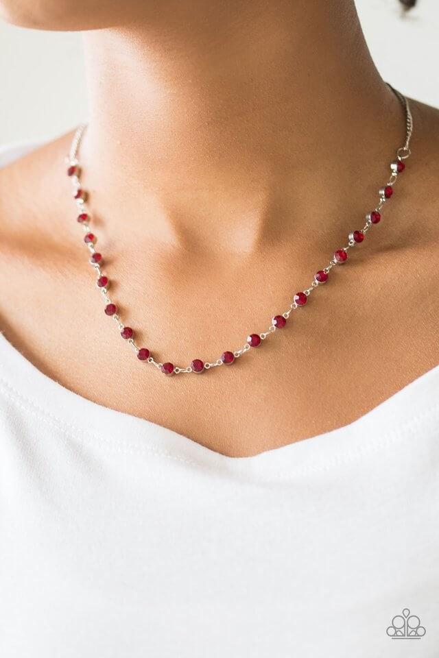 Paparazzi Accessories ❋Party Like A Princess - Red Necklace❋ Flat Rate Ship $4.50❋ - Image #2