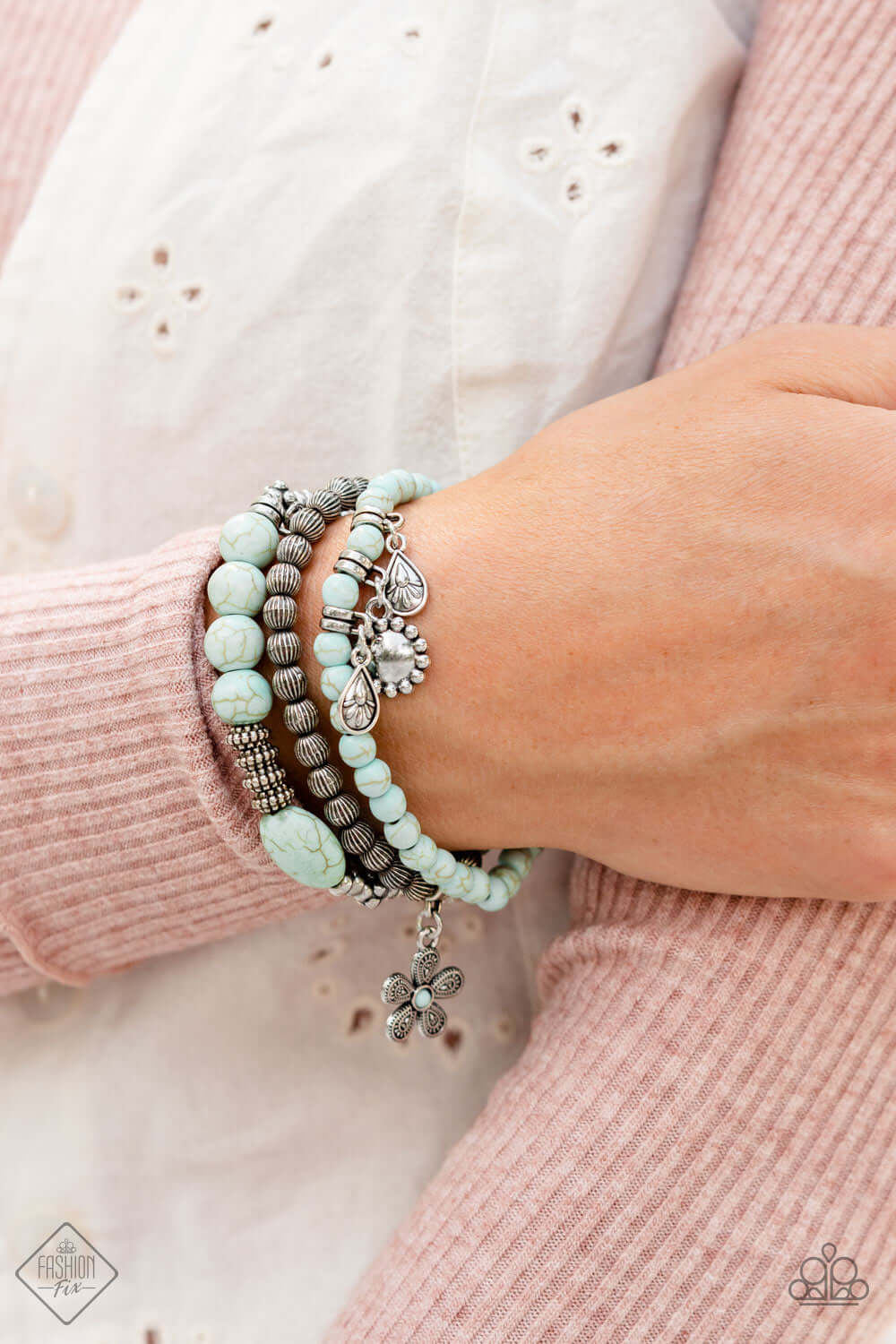 Paparazzi Accessories ❋Individual Inflorescence - Blue Bracelet❋ Flat Rate Ship $4.50❋ - Image #2