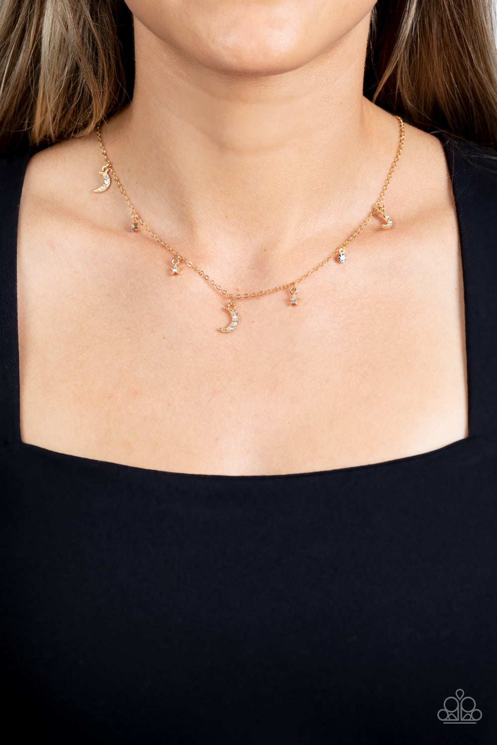 Paparazzi Accessories ❋Lunar Lagoon - Gold Necklace❋ Flat Rate Ship $4.50❋