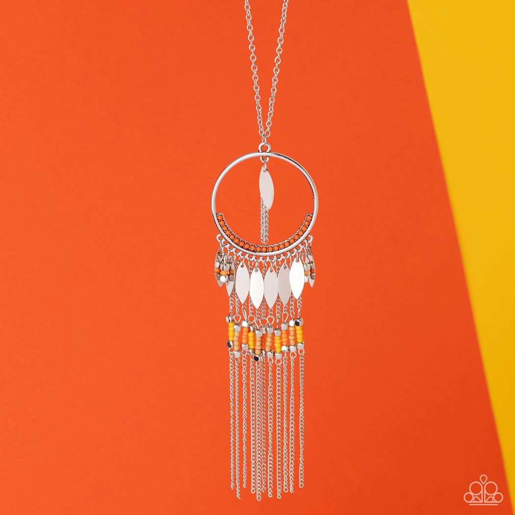 Paparazzi Accessories ❋Dancing Dreamcatcher - Orange Necklace❋ Flat Rate Ship $4.50❋