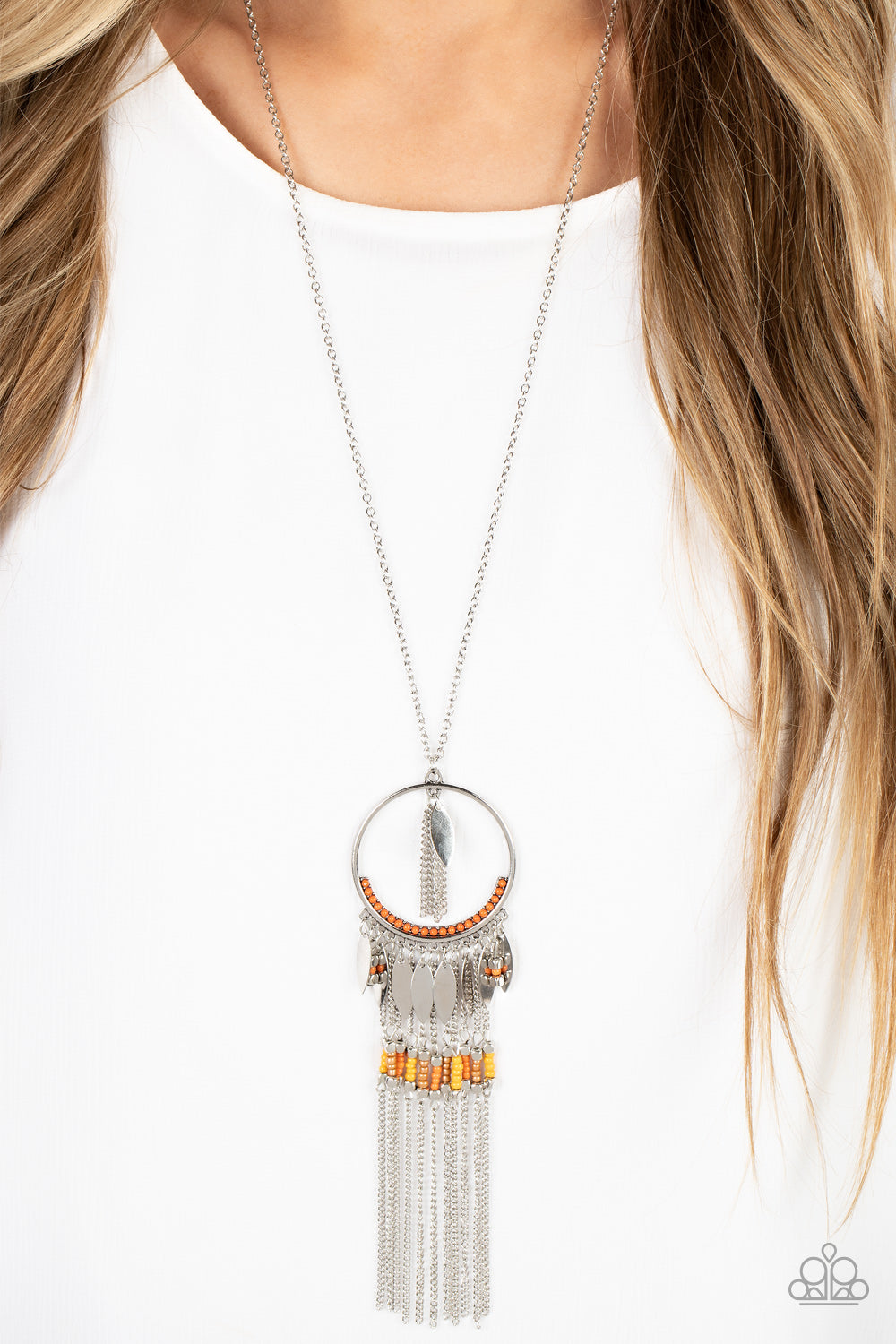 Paparazzi Accessories ❋Dancing Dreamcatcher - Orange Necklace❋ Flat Rate Ship $4.50❋