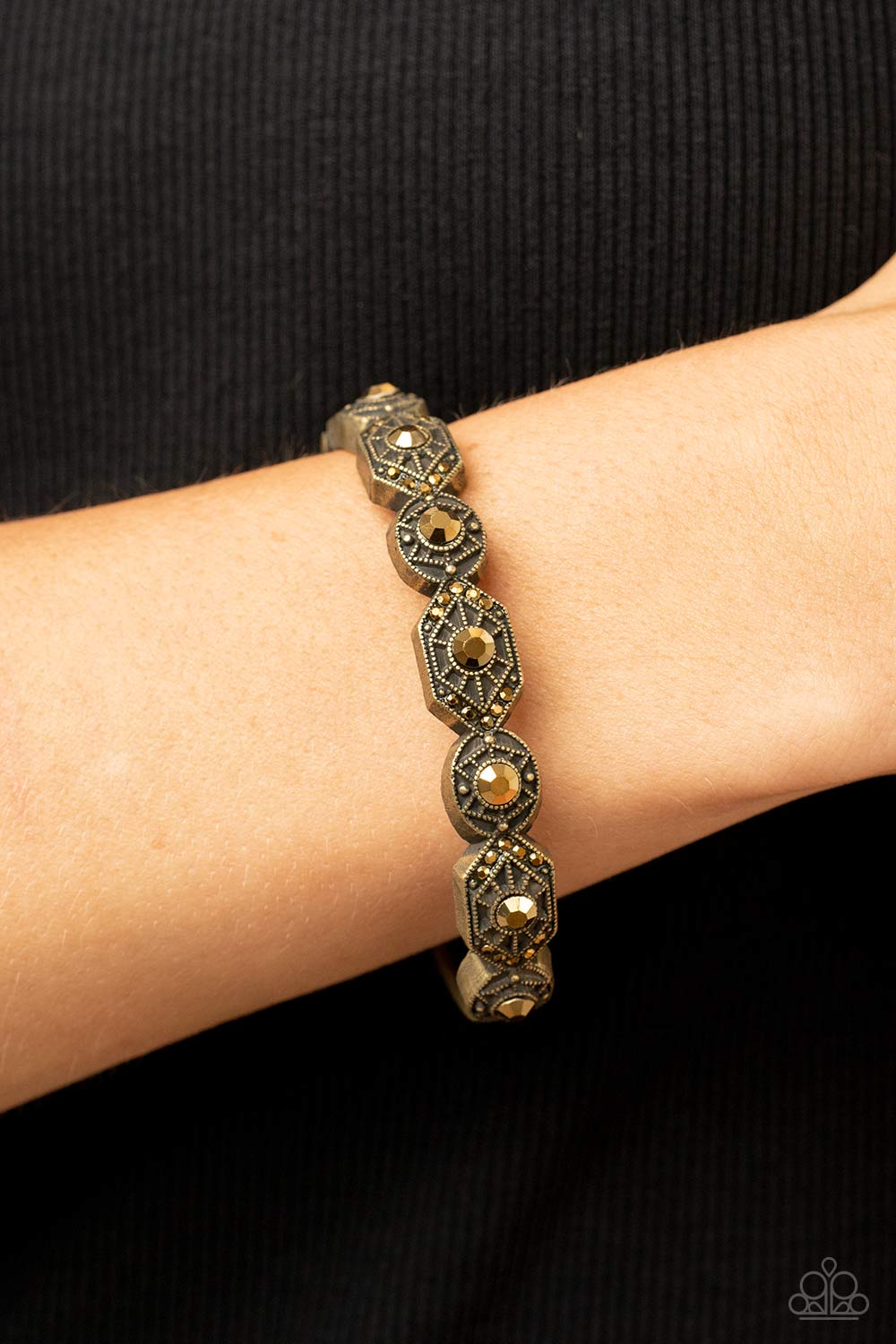 Paparazzi Accessories ❋Eye-Opening Opulence - Brass Bracelet❋ Flat Rate Ship $4.50❋
