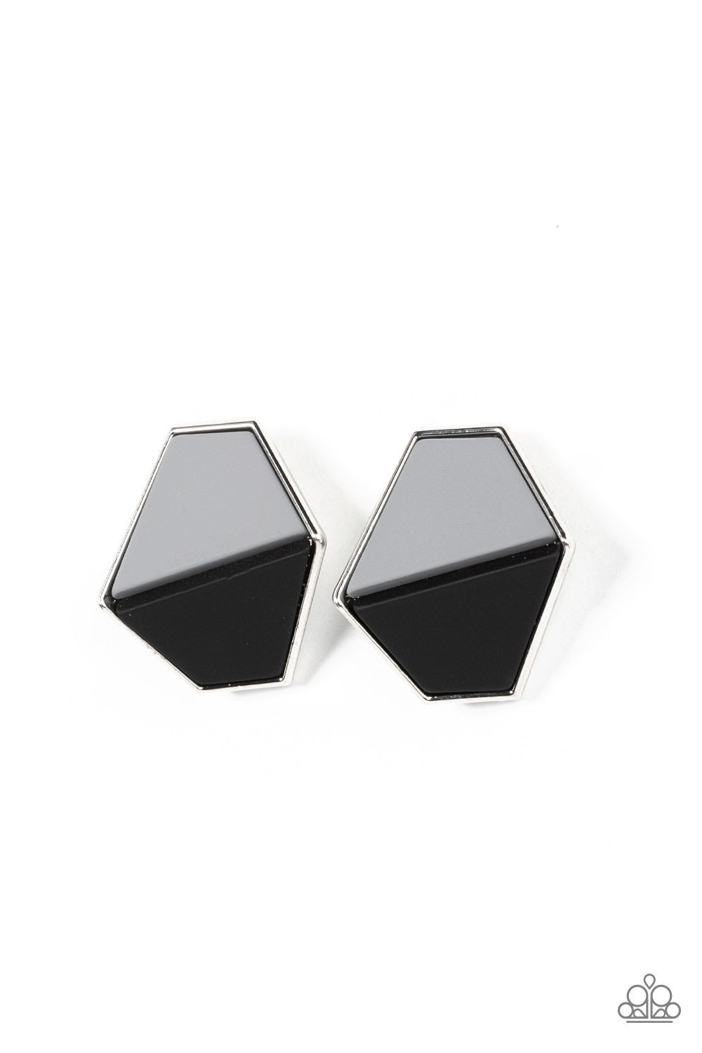 brought-to-you-by-blingflingbykat-generically-geometric-black-post earrings-paparazzi-accessories-