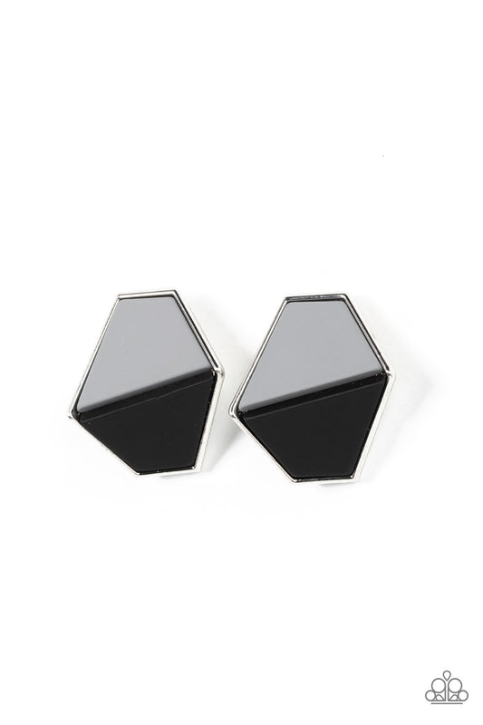 brought-to-you-by-blingflingbykat-generically-geometric-black-post earrings-paparazzi-accessories-