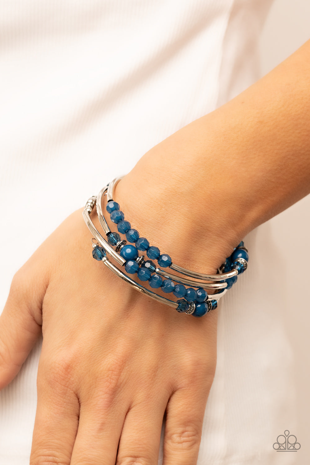 Paparazzi Accessories ❋Whimsically Whirly - Blue Bracelet❋ Flat Rate Ship $4.50❋