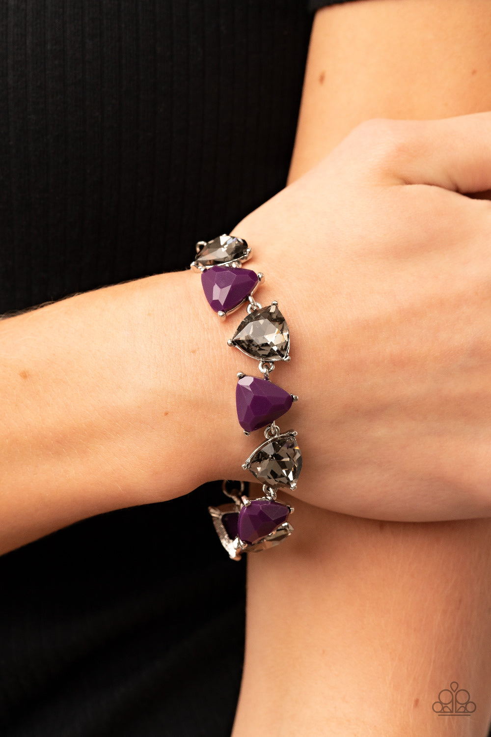 Paparazzi Accessories ❋Pumped up Prisms - Purple Bracelet❋ Flat Rate Ship $4.50❋