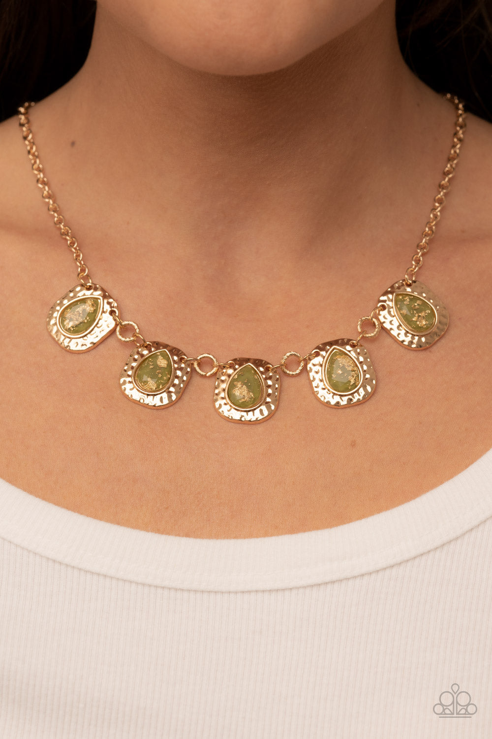 Paparazzi Accessories ❋Mayan Masterpiece - Green Necklace❋ Flat Rate Ship $4.50❋
