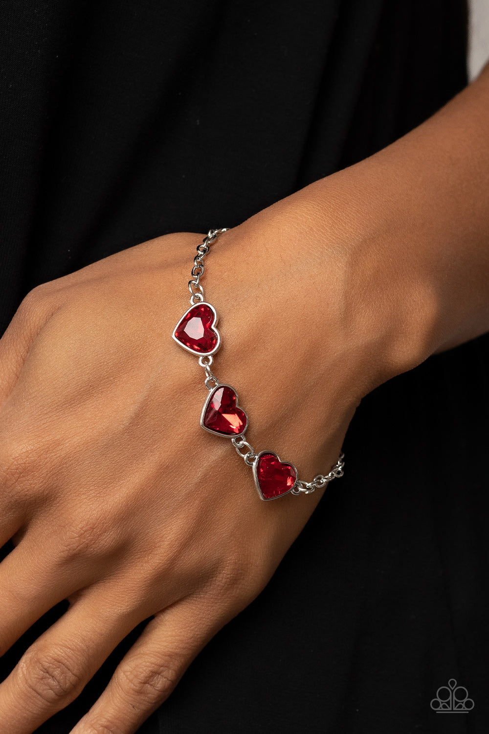 Paparazzi Accessories ❋Little Heartbreaker - Red Bracelet❋ Flat Rate Ship $4.50❋