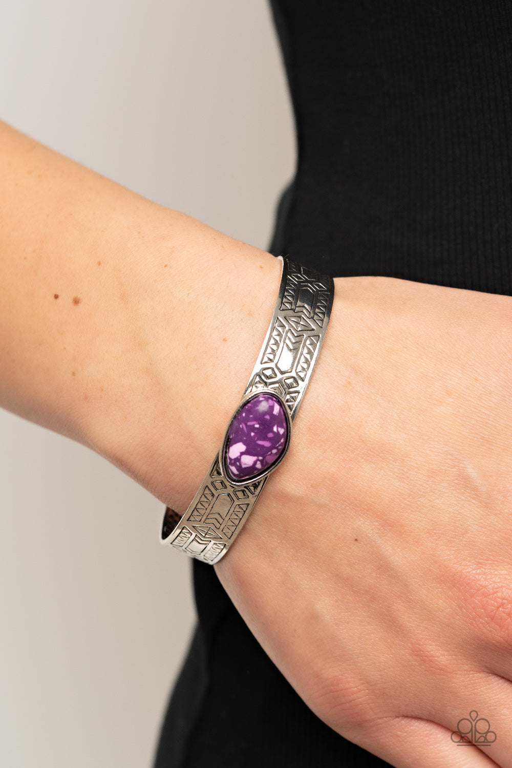 Paparazzi Accessories ❋Gobi Glyphs - Purple Bracelet❋ Flat Rate Ship $4.50❋