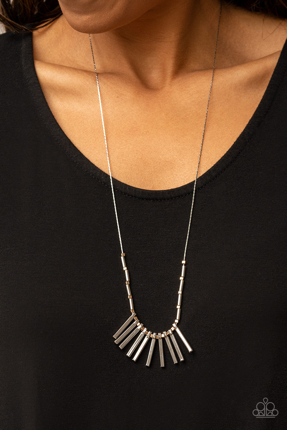 Paparazzi Accessories ❋Rustic Hot Rod - Silver Necklace❋ Flat Rate Ship $4.50❋