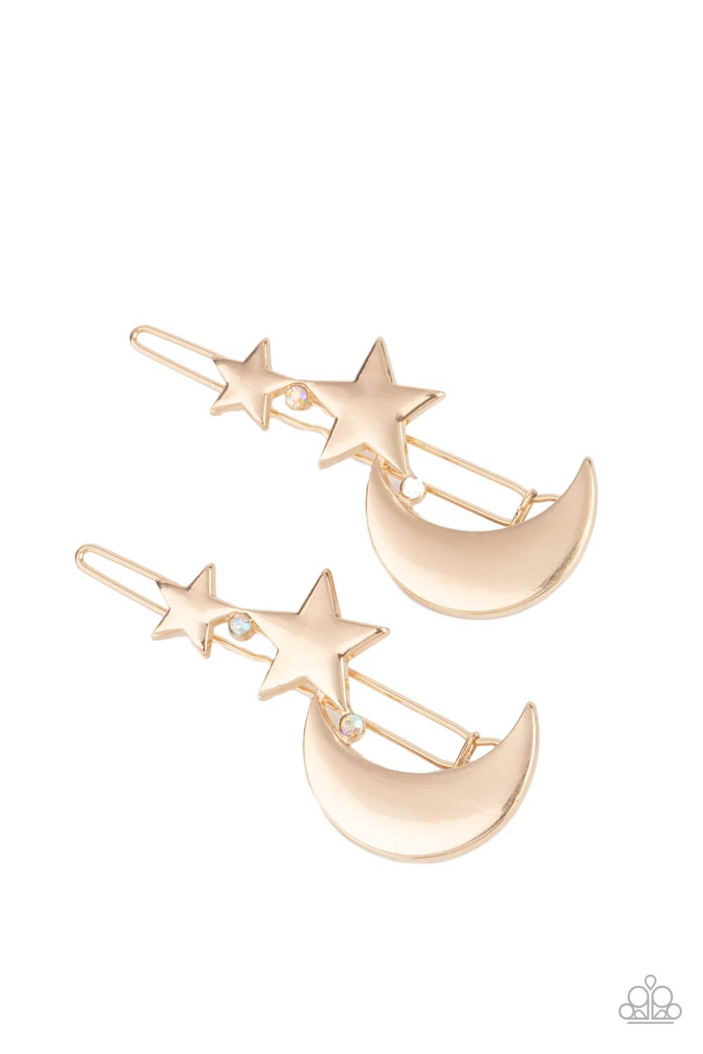 Paparazzi Accessories ❋At First TWILIGHT - Gold Hair Clip❋ Flat Rate Ship $4.50❋ - Image #2