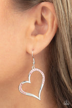 Load image into Gallery viewer, Paparazzi Accessories ❋Tenderhearted Twinkle - Pink Earrings❋ Flat Rate Ship $4.50❋
