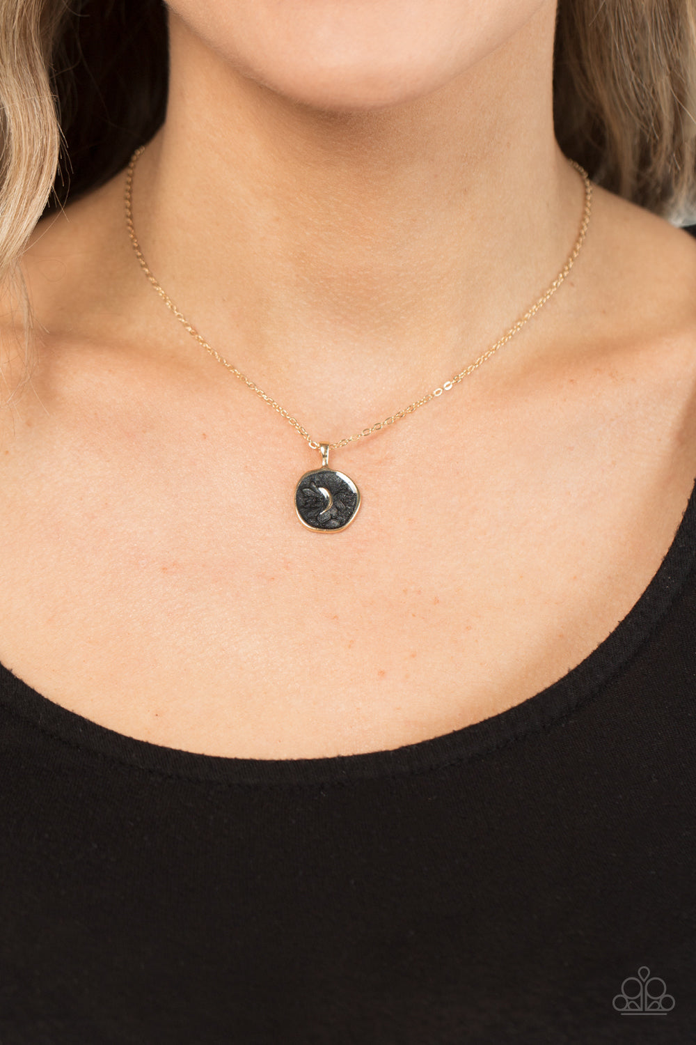 Paparazzi Accessories ❋Moon Magic - Black Necklace❋ Flat Rate Ship $4.50❋