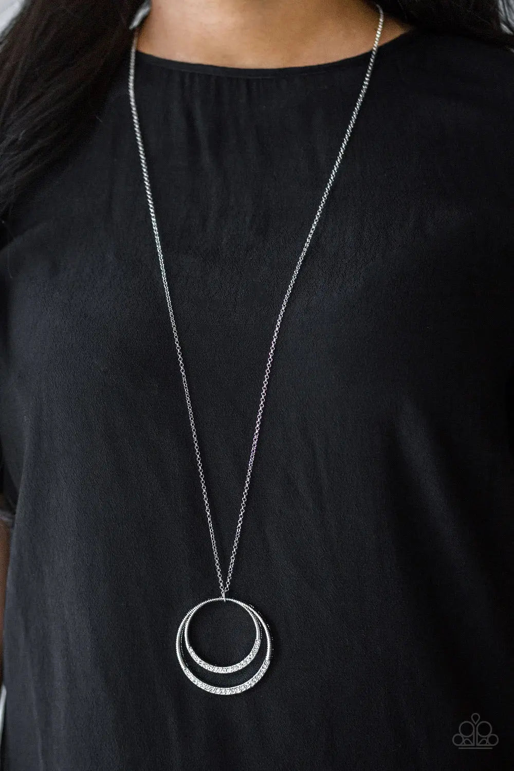 Paparazzi Accessories ✽ Front and EPICENTER - White Necklace✽Flat Rate Ship $4.50✽ - Image #2
