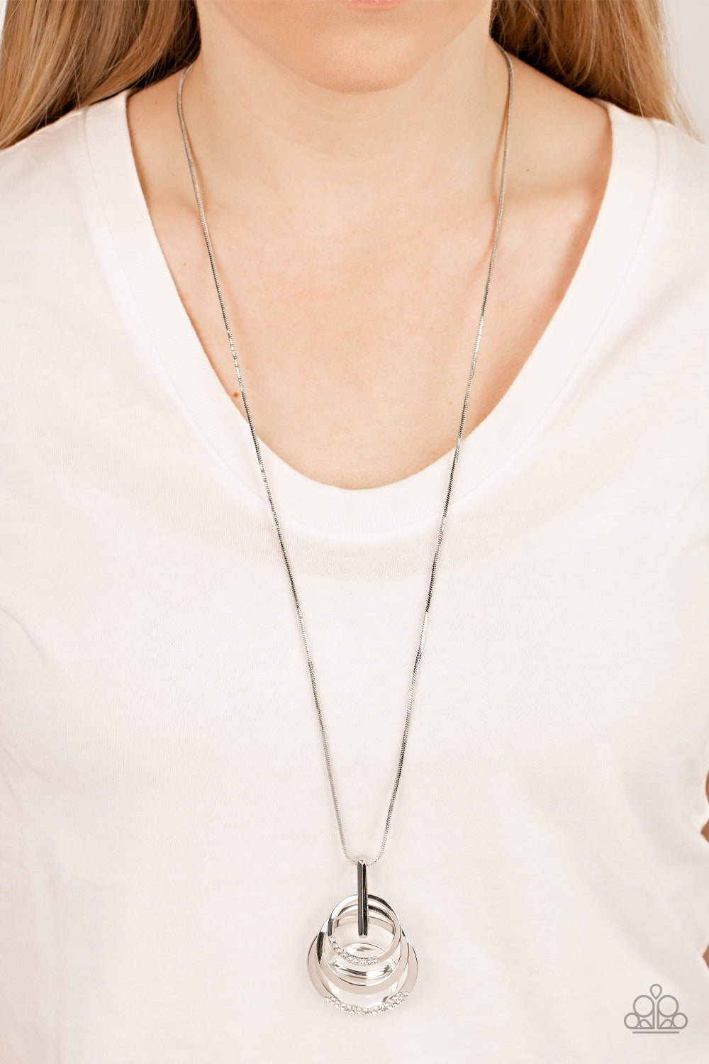 Paparazzi Accessories ❋Spun Sparkle - White Necklace❋ Flat Rate Ship $4.50❋