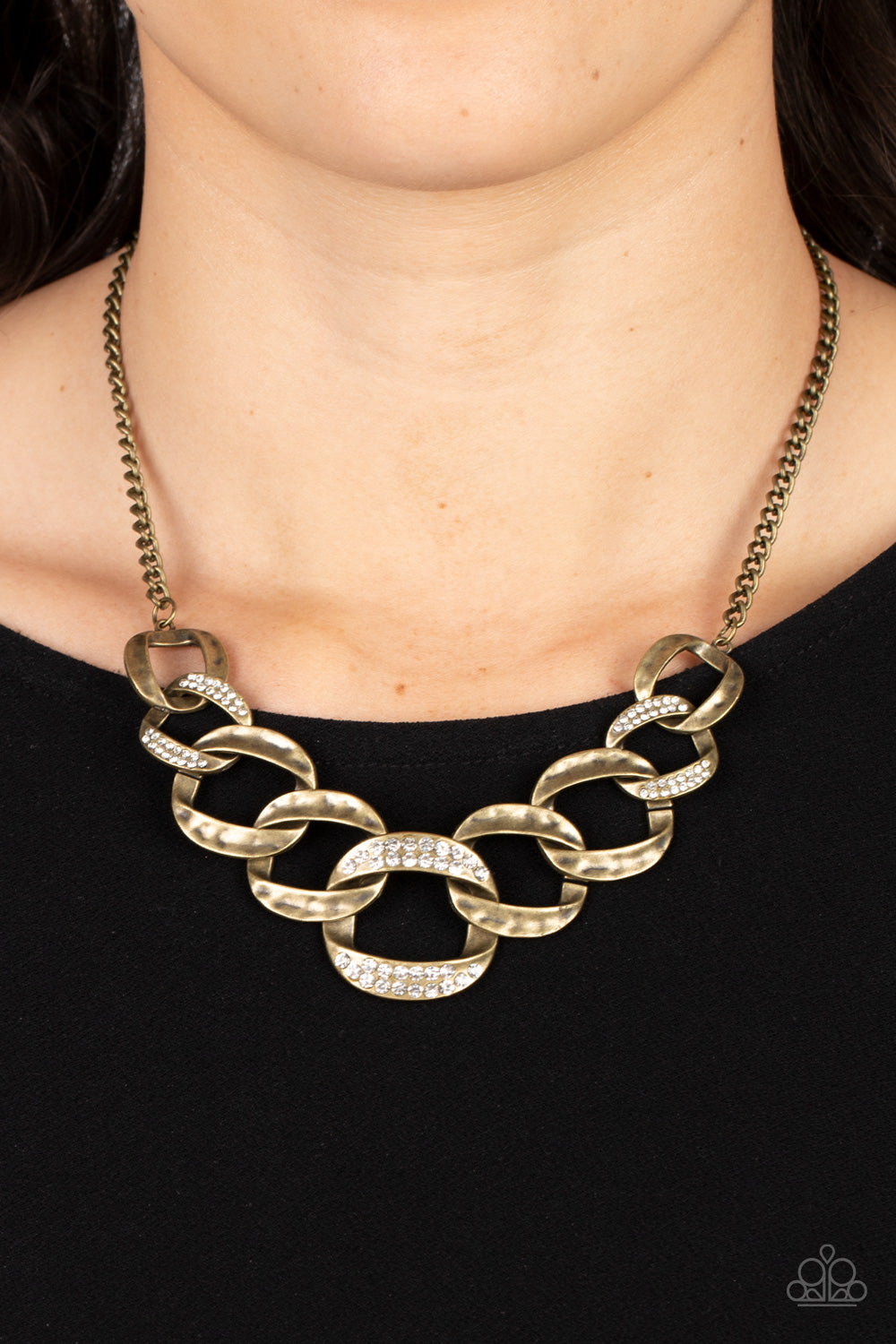 Paparazzi Accessories ❋Bombshell Bling - Brass Necklace❋ Flat Rate Ship $4.50❋
