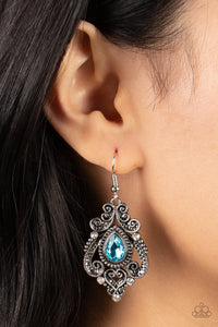 Paparazzi Accessories ❋Palace Perfection - Blue Earrings❋ Flat Rate Ship $4.50❋
