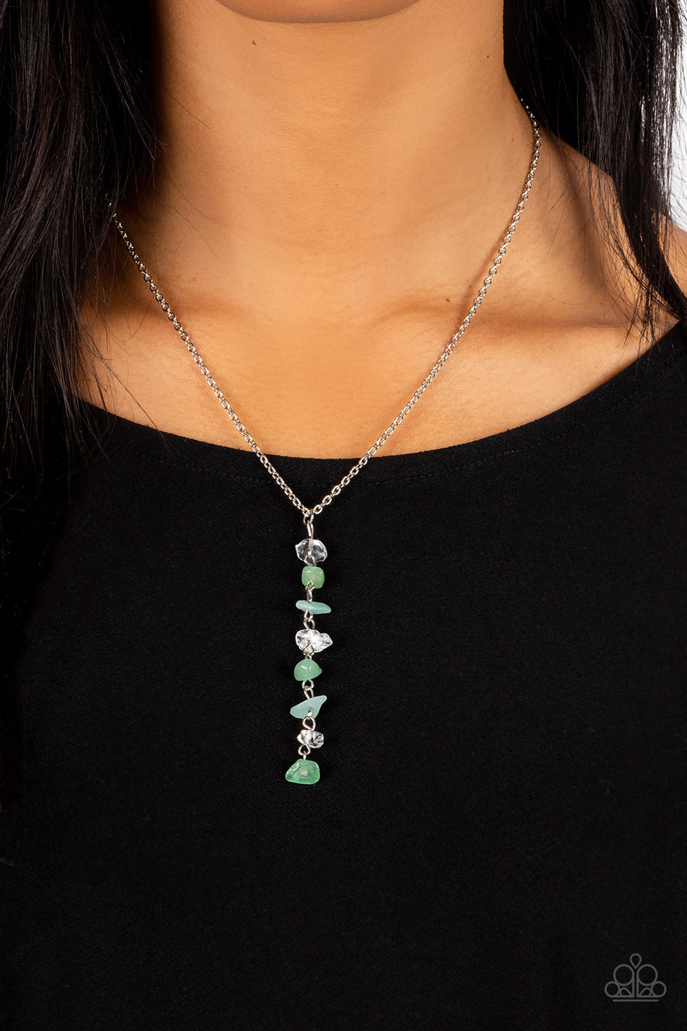 Paparazzi Accessories ❋Tranquil Tidings - Green Necklace❋ Flat Rate Ship $4.50❋